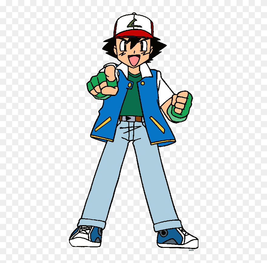 Pokemon Clip Clipart - Pokemon Ash Clip Art - Png Download