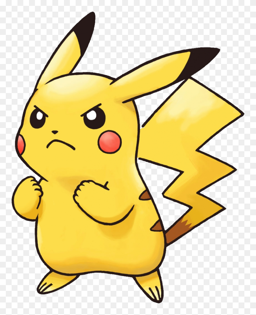 Transparent Rabbit Tail Rabbit Snout Clipart For Animals - Cartoon Pikachu - Png Download