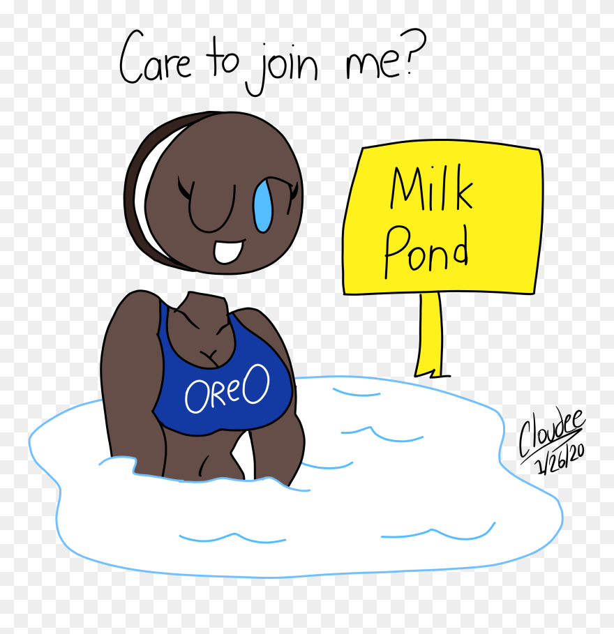 Milk Pond - Cartoon Clipart
