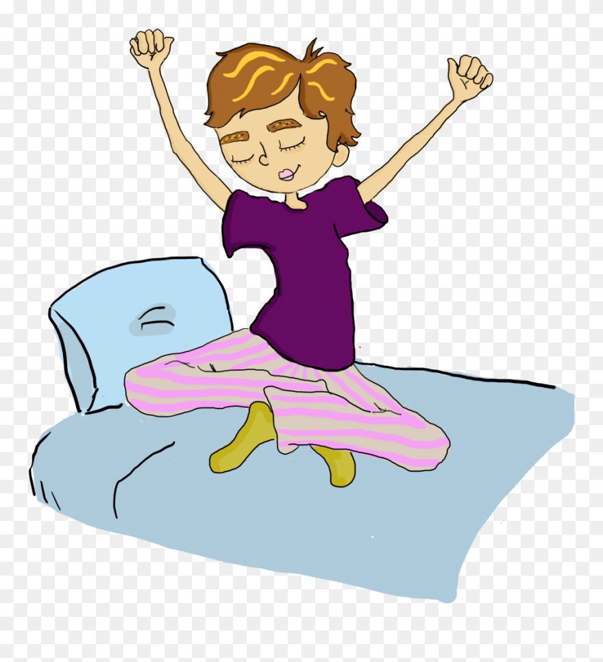Waking Up Clipart Transparent - Png Download