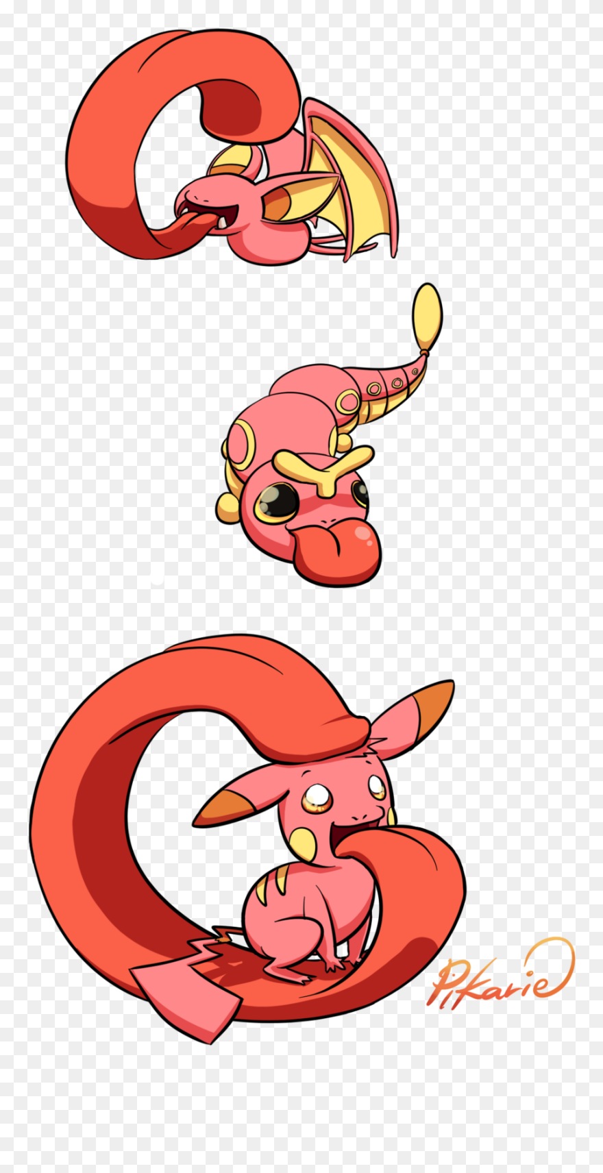 Pikachu Cartoon Nose Clip Art Organism - Lickitung Fusion - Png Download