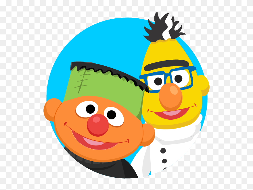 Transparent Sesame Street Character Clipart - Ernie Cartoon Sesame Street - Png Download