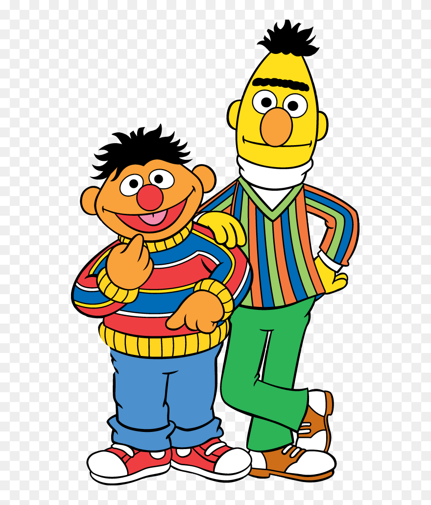 #sesamestreet #sesamstraat - Sesame Street Bert And Ernie Cartoon Clipart