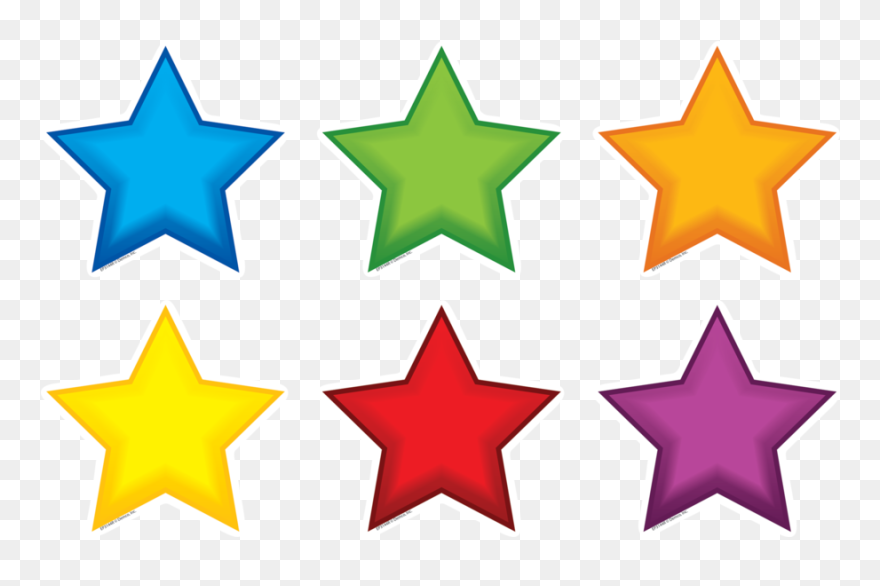 Colorful Stars Mini Accents - Transparent 5 5 Stars Clipart