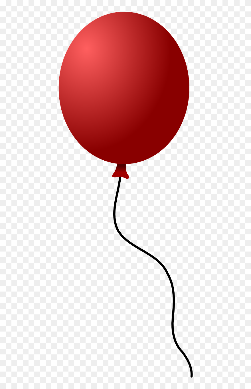 Birthday Balloon Red - Balloon Clip Art - Png Download
