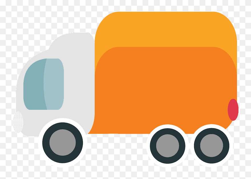 Delivery Truck Emoji Clipart - Png Download