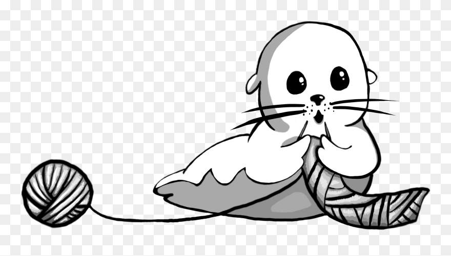 Clip Art Royalty Free Library Resources Everything- - Knit A Scarf Coloring - Png Download