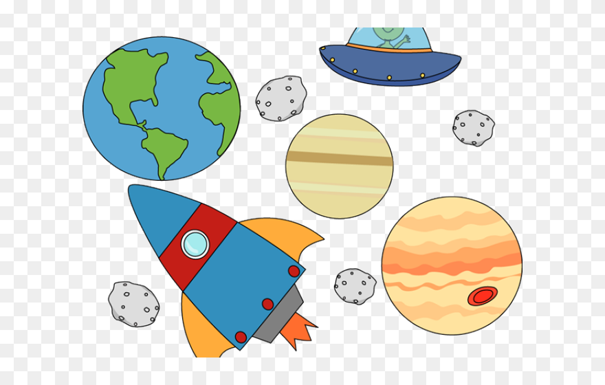Transparent Cartoon Planet Png - Space Cliparts