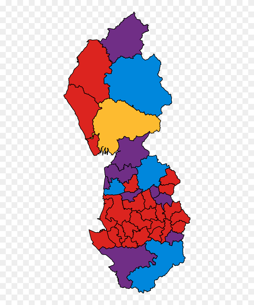 North West Uk Constituencies Clipart