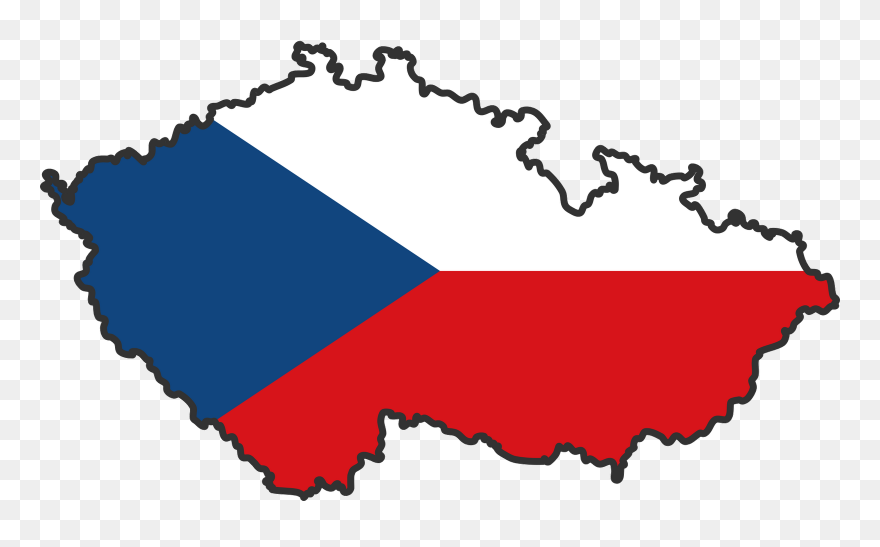 Czech Republic Flag Country Clipart
