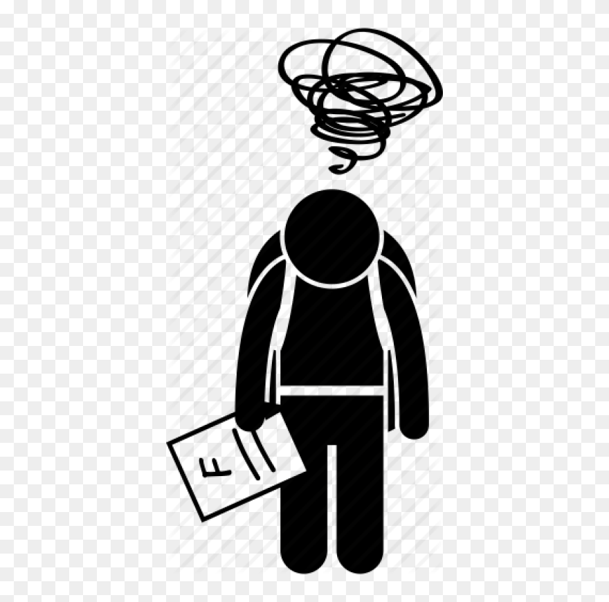 Fail Exam Icon Clipart