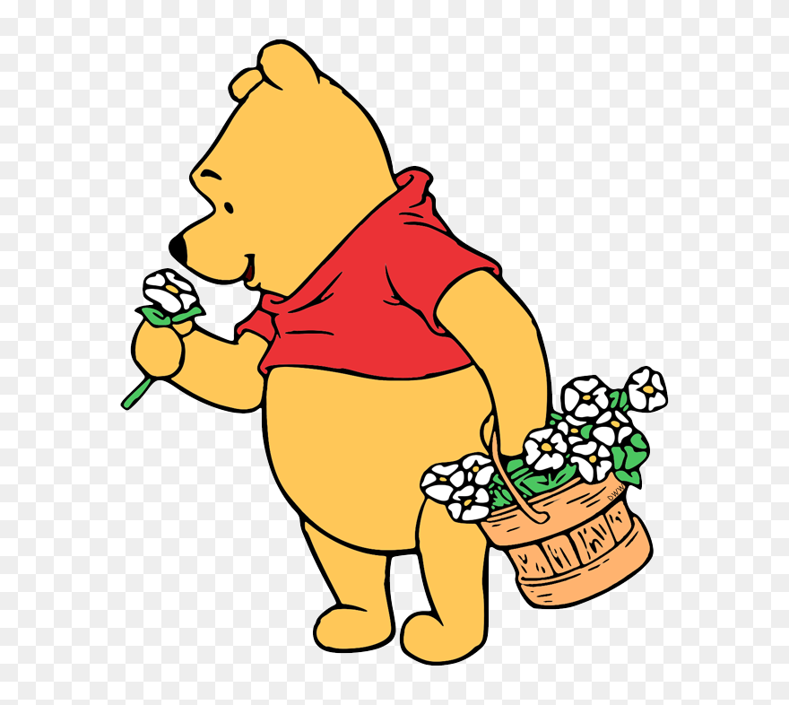 Winnie The Pooh Clipart Flower - Png Download