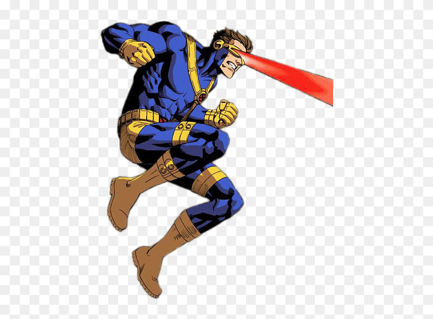 X Men Cyclops Light Energy - Xmen Cyclops Comic Art Clipart