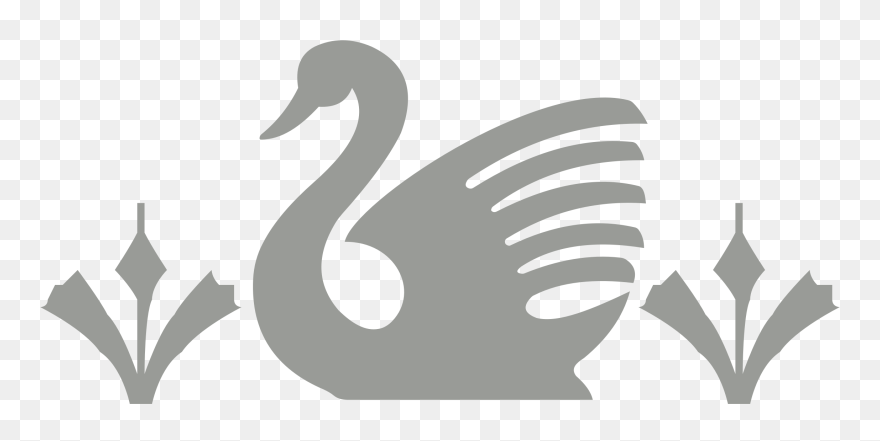 Swan Clipart Black And White , Png Download - Transparent Black Swan Icons