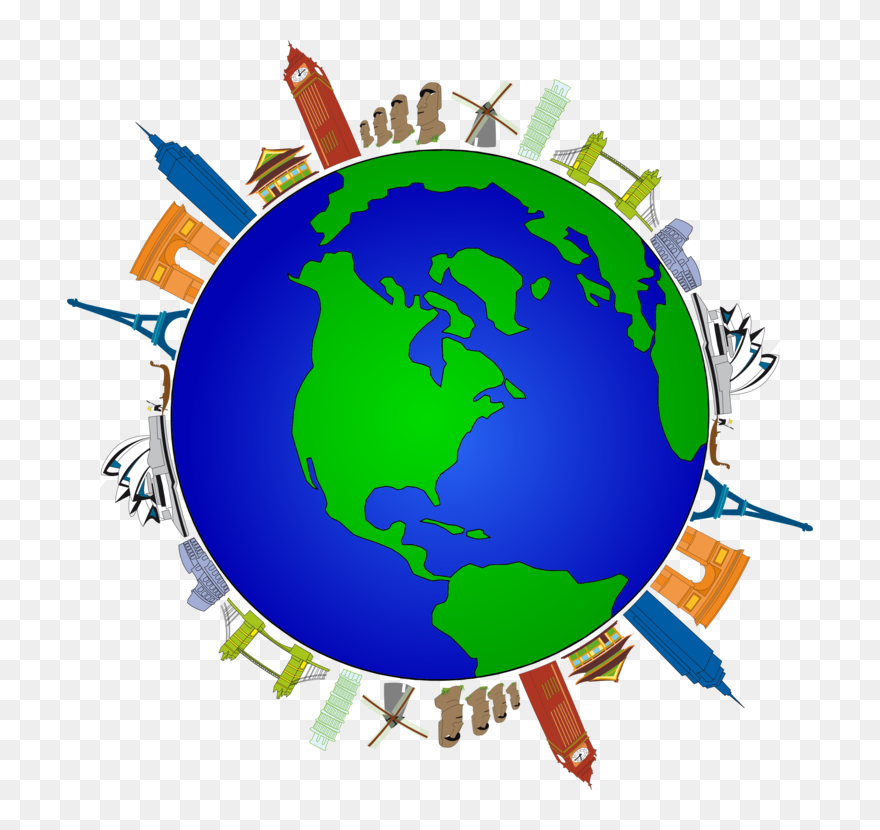 Human Behavior,globe,earth - Clipart Globe - Png Download