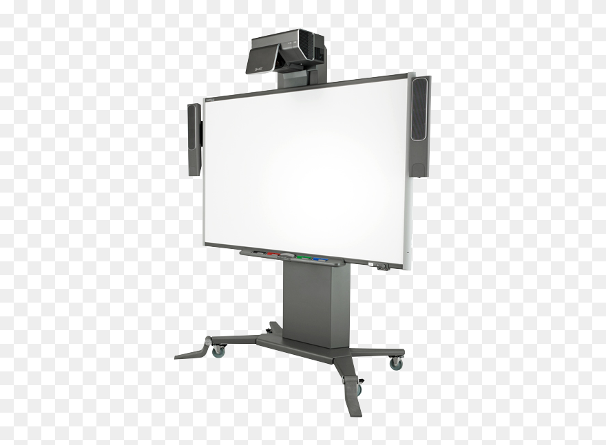 Whiteboard Vector Board Smart - Smart Board With Stand Clipart