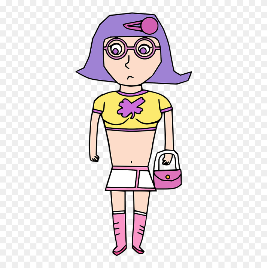 Cartoon Png Teen Girl Clipart