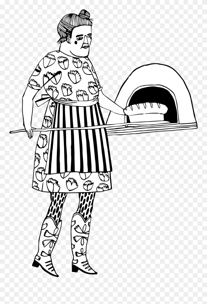 Cookbook Clipart Baker - Illustration - Png Download