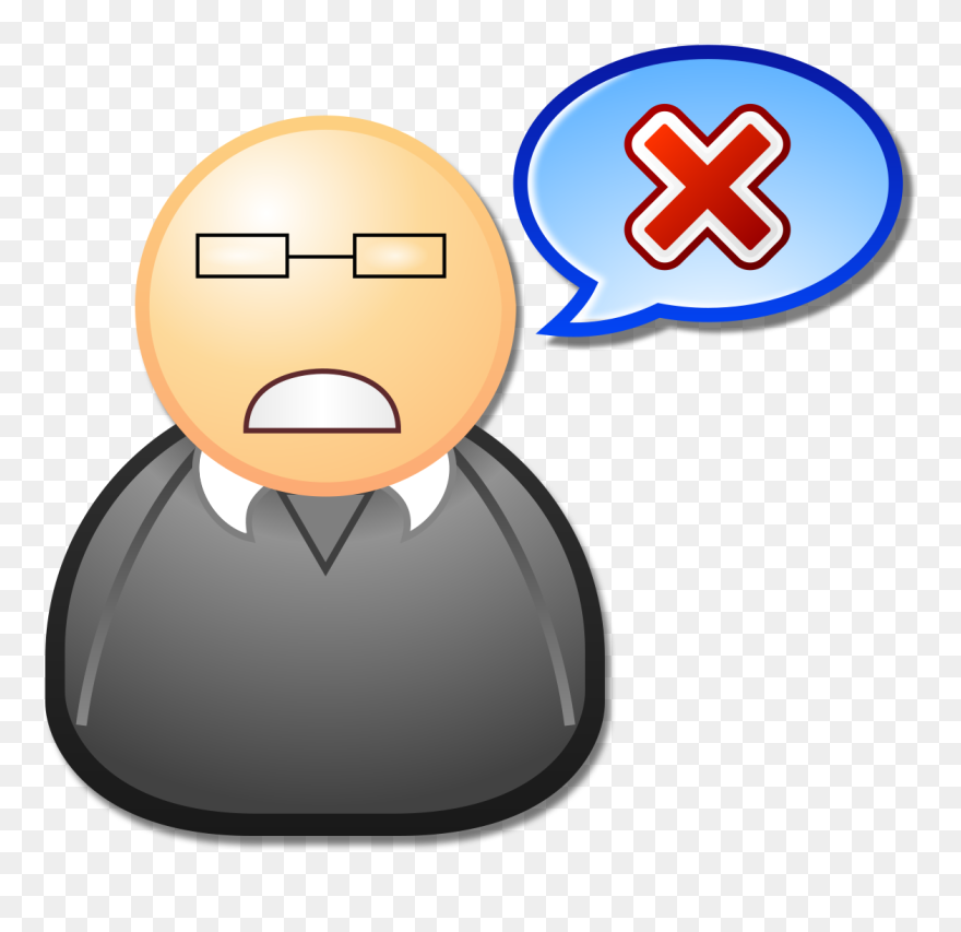 Wrong Answer Cartoon Clipart