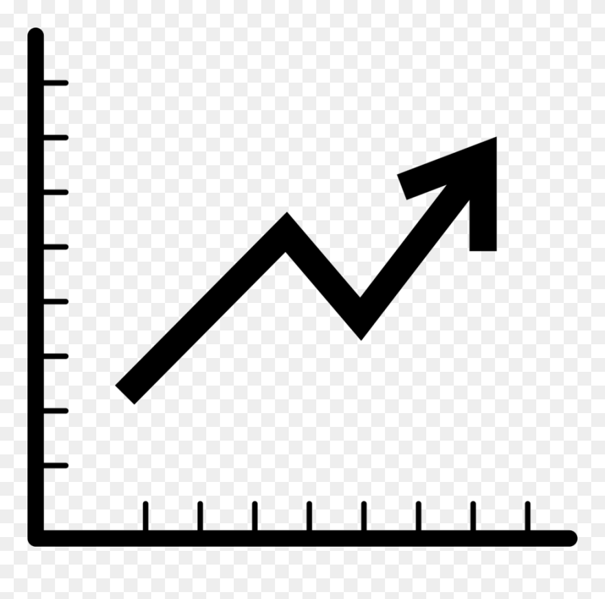 Black Line Background Clipart - Graph Clip Art Black And White - Png Download