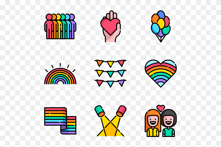 Lgbt Icon Transparent Background Clipart