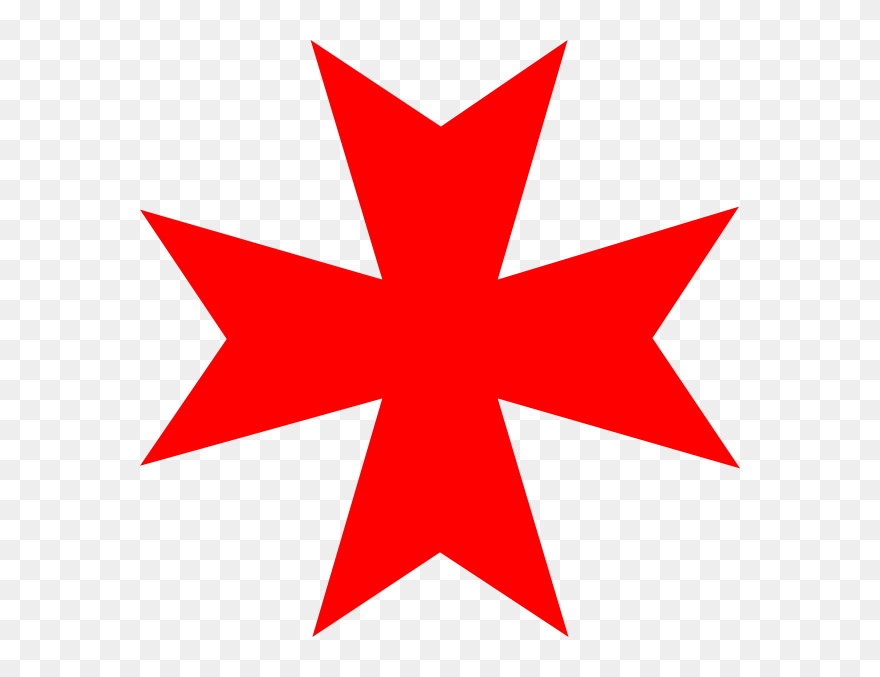 Maltese Cross With Axes Clipart Jpg Transparent Download - Free Maple Leaf Clipart - Png Download