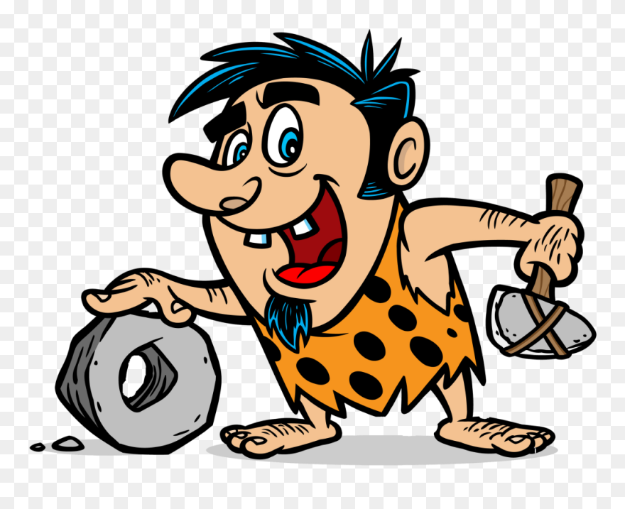 Why Reinvent The Pcb Wheel - Caveman Wheel Clipart - Png Download