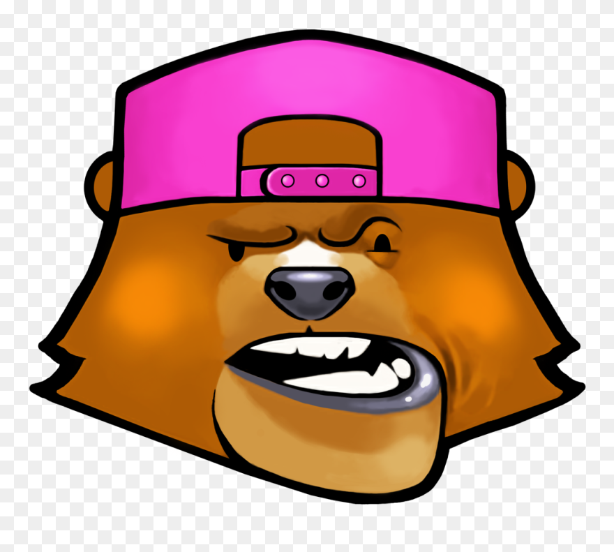 Super Rude Bear Resurrection Logo Clipart