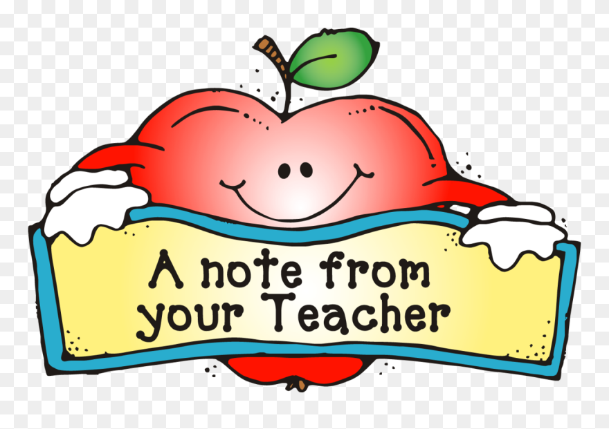 Note From Your Teacher Clipart - Png Download
