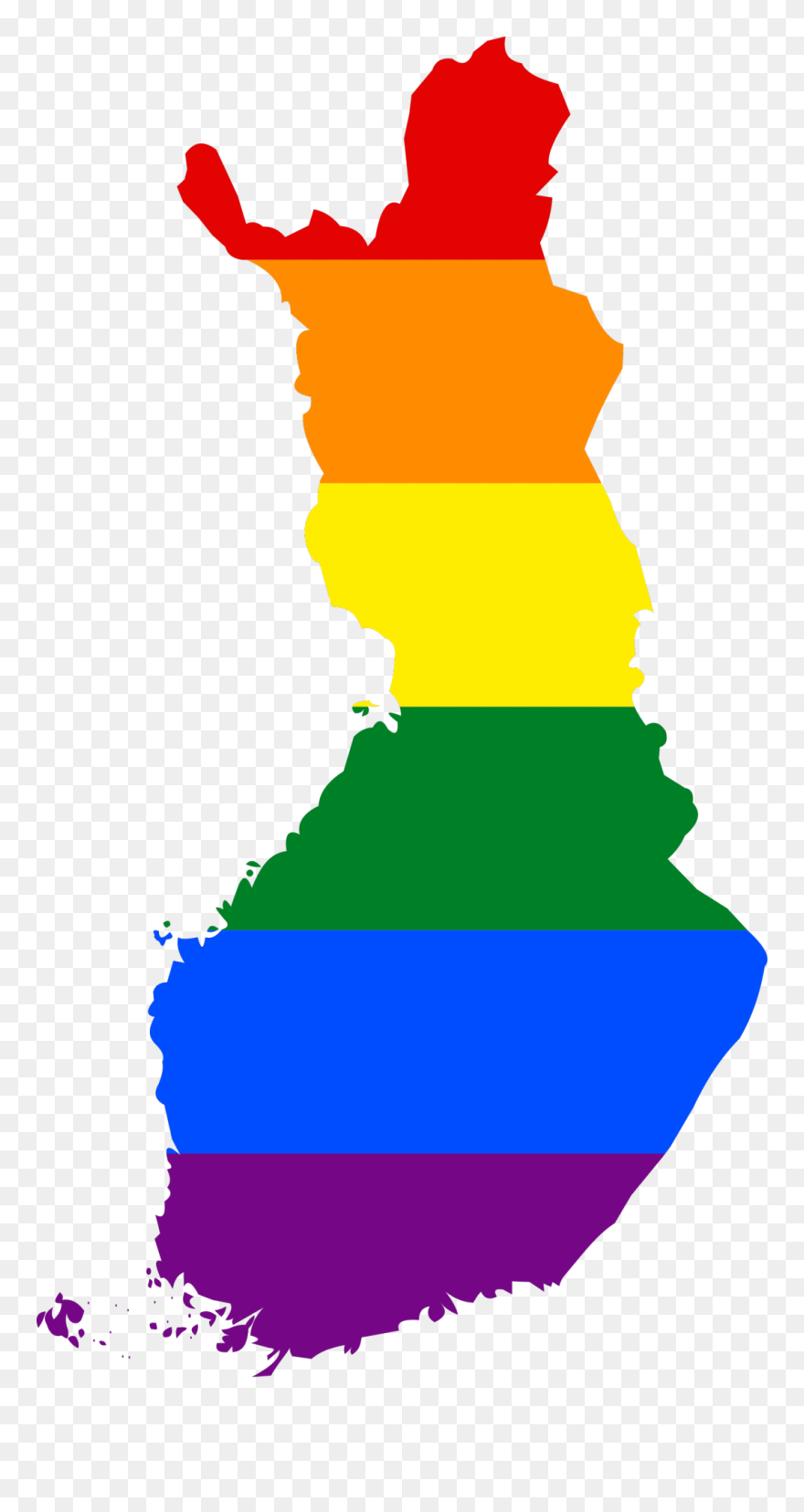 Population Density Map Of Finland Clipart