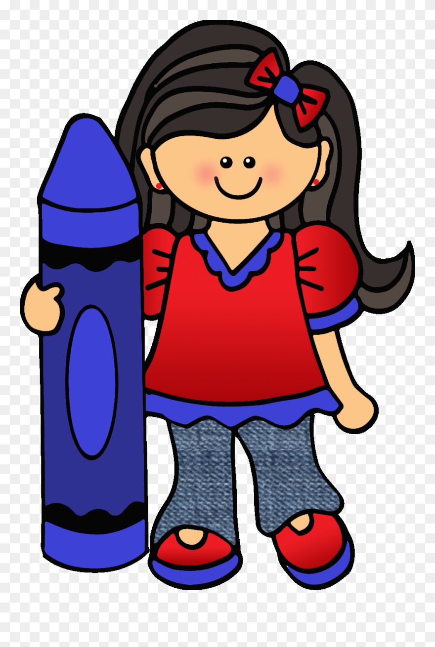 3rd Grade Girl Cartoon Clipart