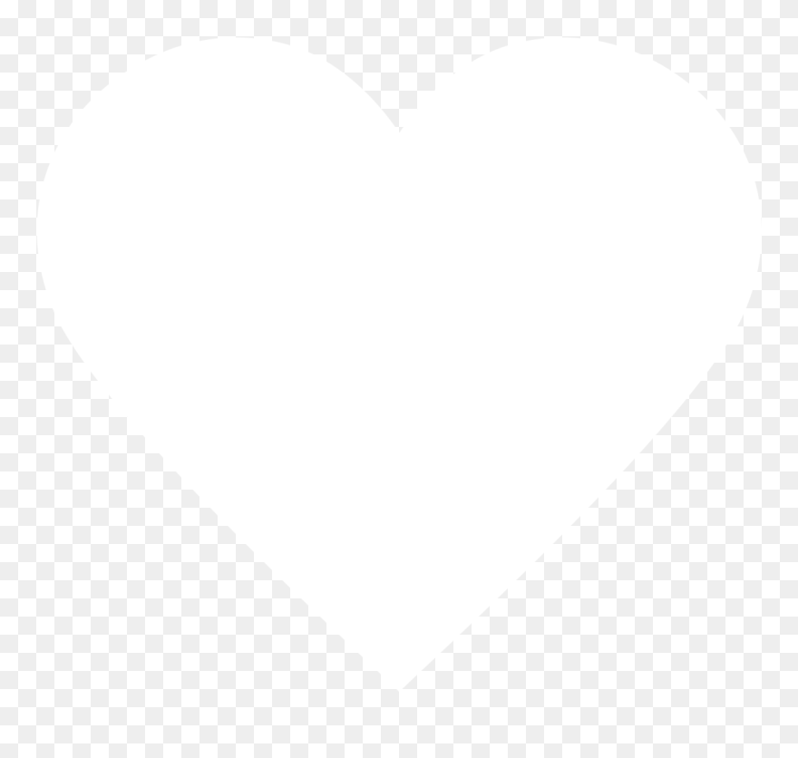 Heart Icon - White Heart Icon Vector Png Clipart