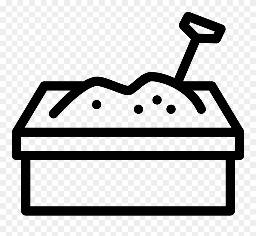 Sand Box Icon Clipart