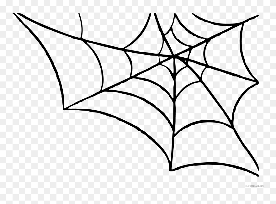Halloween Clipart Spider Web Graphic Royalty Free Halloween - Transparent Background Spider Web Clipart - Png Download