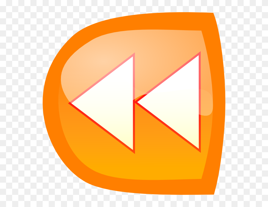 Rewind Clip Art At Clker - Rewind Clipart - Png Download