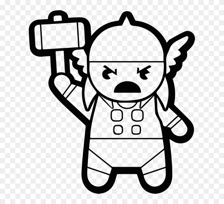 Baby Avengers Coloring Pages Clipart