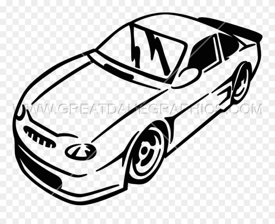 Car Race Art Drawing Clipart