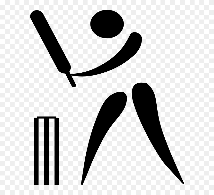Match Clipart Cricket Man - Cricket Clip Art - Png Download