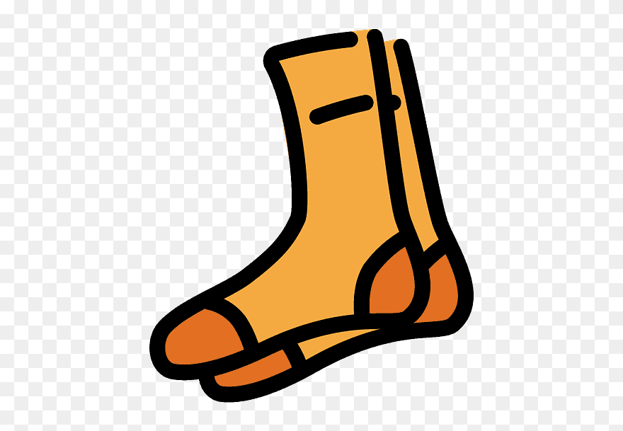 Socks Emoji Clipart - Sock Emoji - Png Download