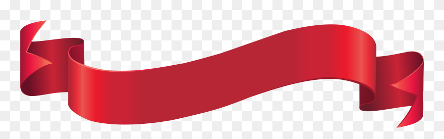 Png Red Clipart - Red Ribbon Banner Png Transparent Png