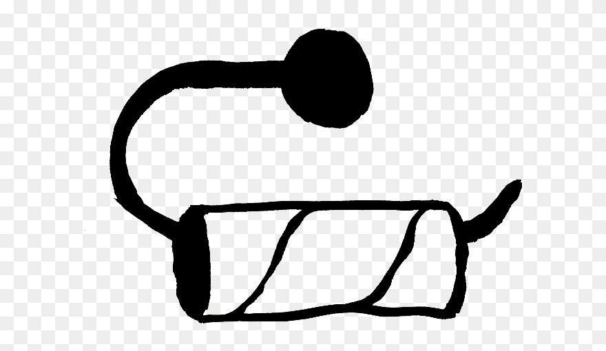 Empty Toilet Paper Roll Clip Art - Png Download