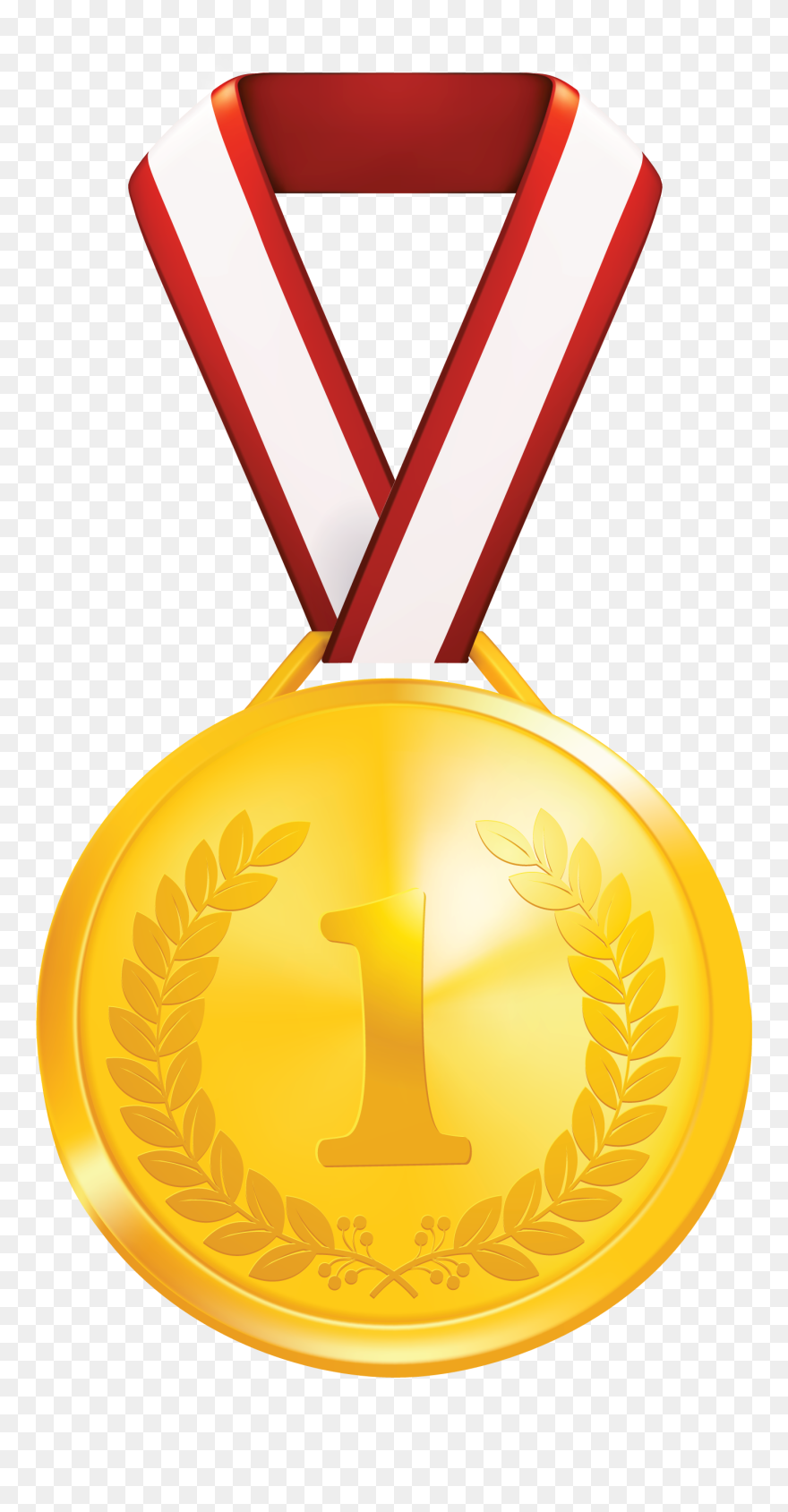 Gold Medallion Clipart Image Transparent Stock Gold - Gold Medal Clipart - Png Download