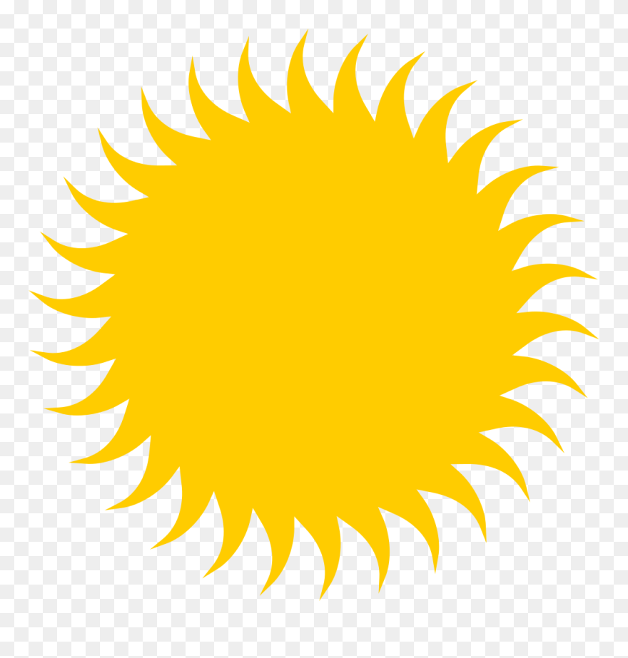Clipart Afternoon Sun Clip Transparent File - Sun Icon - Png Download