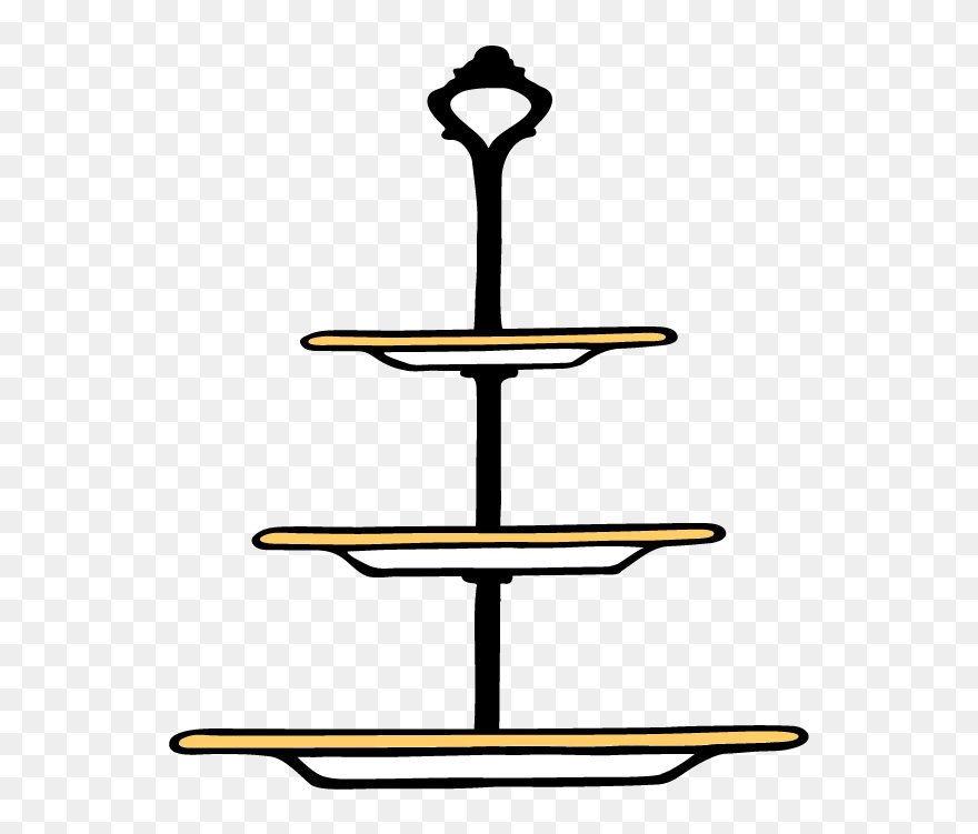 High Tea Border Clip Art - Png Download