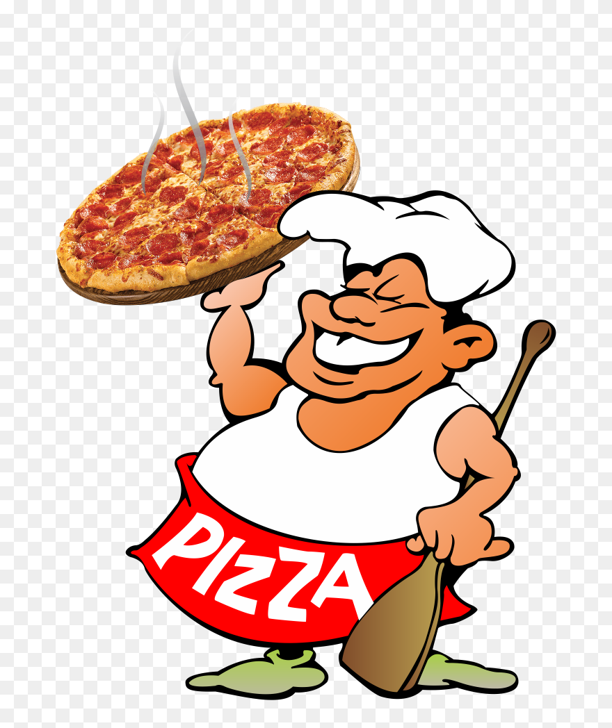 Bingo Pizza Logo - Cartoon Clipart
