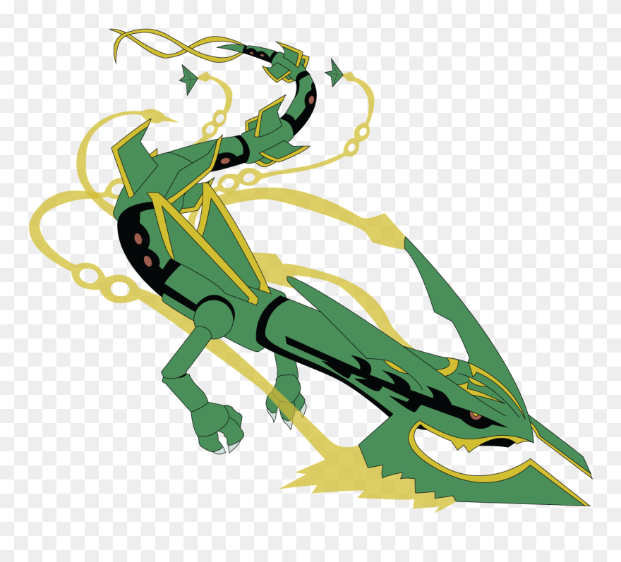 Dictionary Clipart Personal - Mega Rayquaza Shiny - Png Download