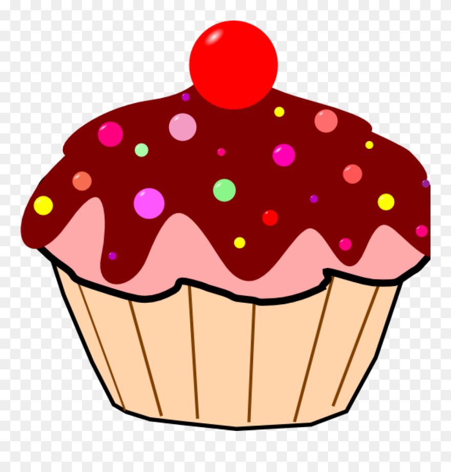 Panda Clipart Turkey Banner Freeuse Download Cupcake - Clip Art Cup Cake - Png Download