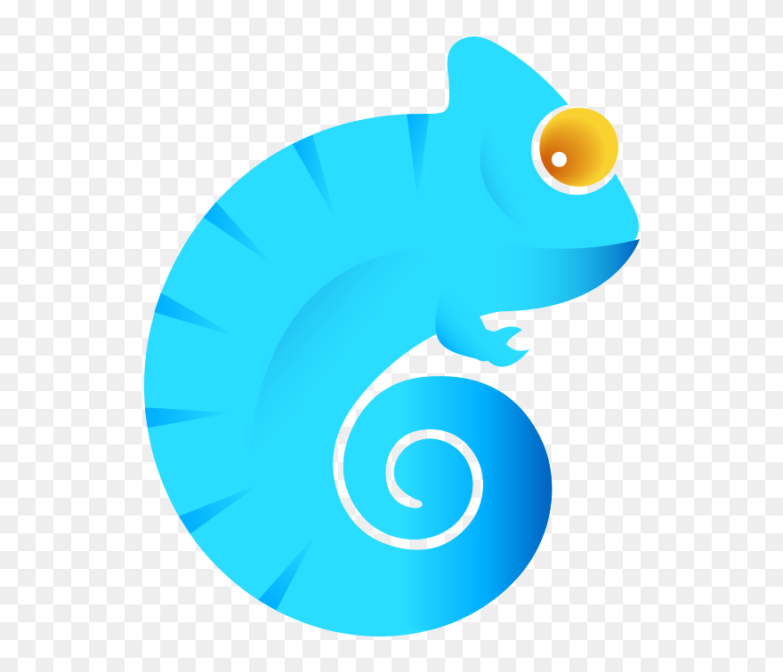 Data Chameleon Clipart