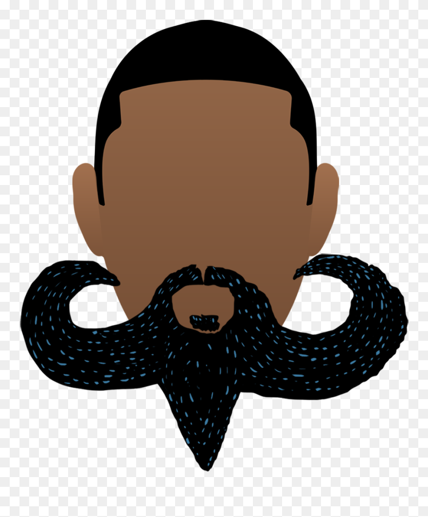 Black Man Face Drawing Clipart