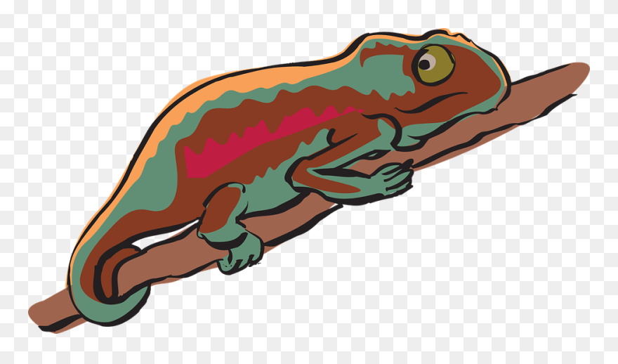 Thumb Image - Chameleon Blending Clipart - Png Download